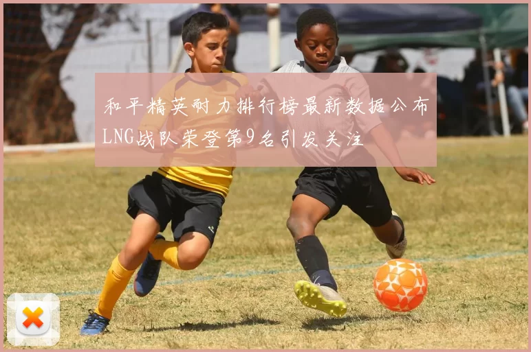 和平精英耐力排行榜最新数据公布LNG战队荣登第9名引发关注